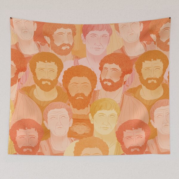 Item preview, Five Good Roman Emperors pattern designed and sold by flaroh.