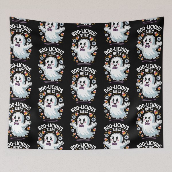 Item preview, Boo-Licious Bites – Adorable Ghost Halloween Treat designed and sold by Taans-Creation.