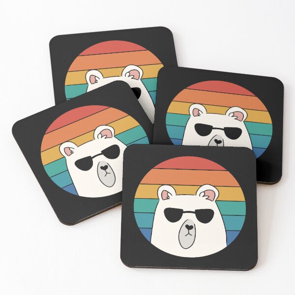 Item preview, Polar Bear with Sunglasses designed and sold by HugSomeNettles.