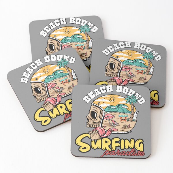Item preview, Skull Island Surfing  Beach Bound Paradise designed and sold by kazoart.