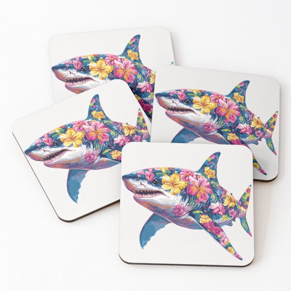 Item preview, Floral Shark designed and sold by MendaciousMina.