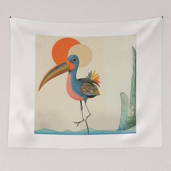 Item preview, Copy of Shoebill Bird Abstract 6 designed and sold by dcohea.