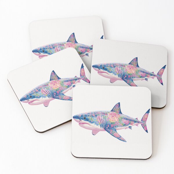 Item preview, Floral Shark designed and sold by MendaciousMina.