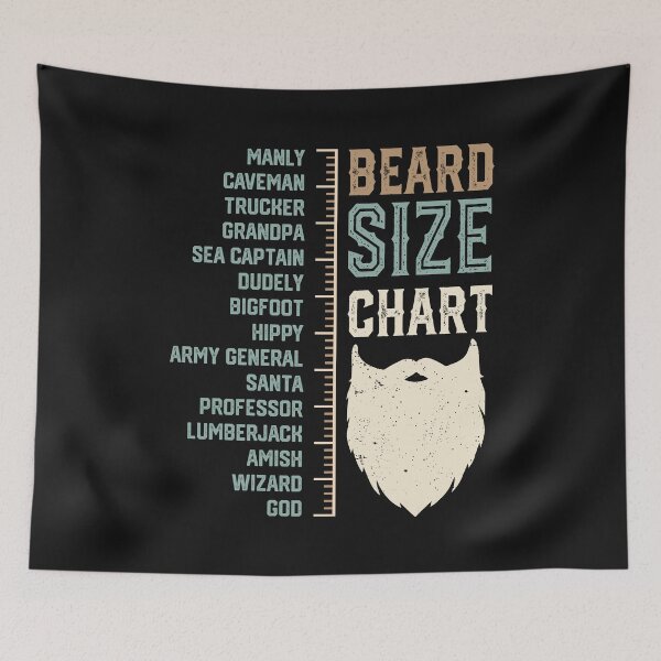 Item preview, Beard Measurement Chart Funny Bearding Growing Lover Gift For Bearded Men designed and sold by alenaz.