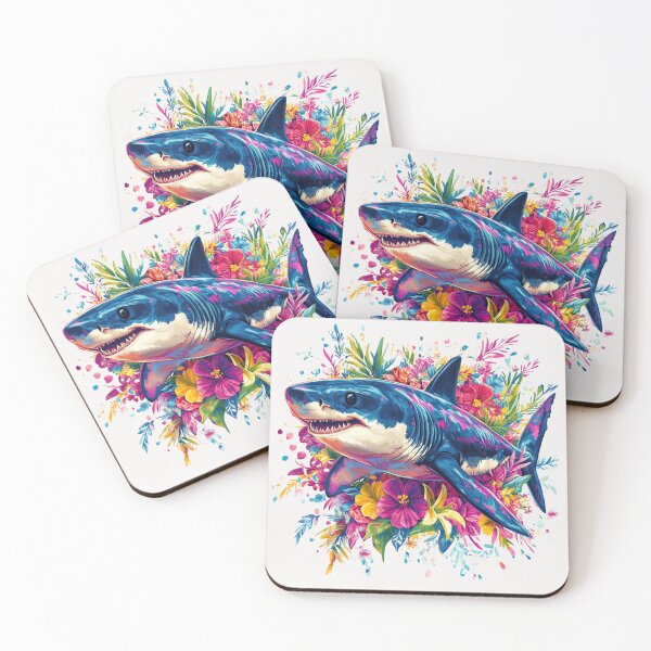 Item preview, Floral Shark designed and sold by MendaciousMina.