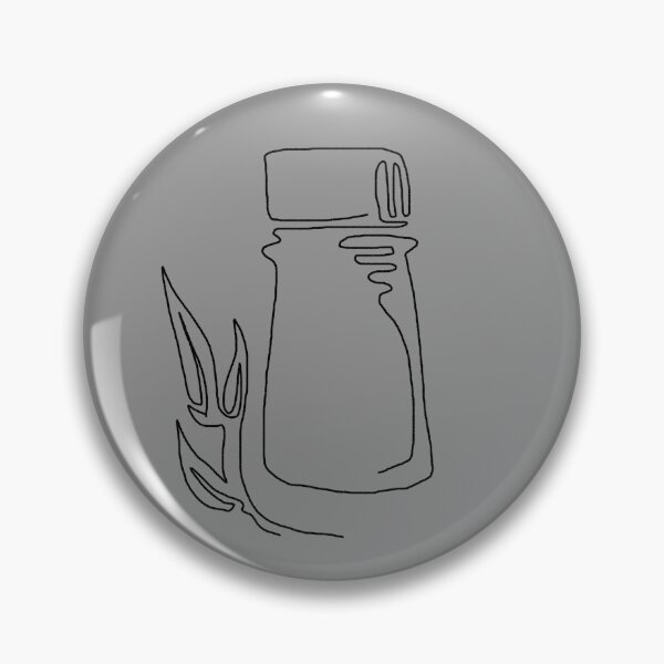 Item preview, Essential Oil Line Drawing - Grey designed and sold by Snowroseblossom.