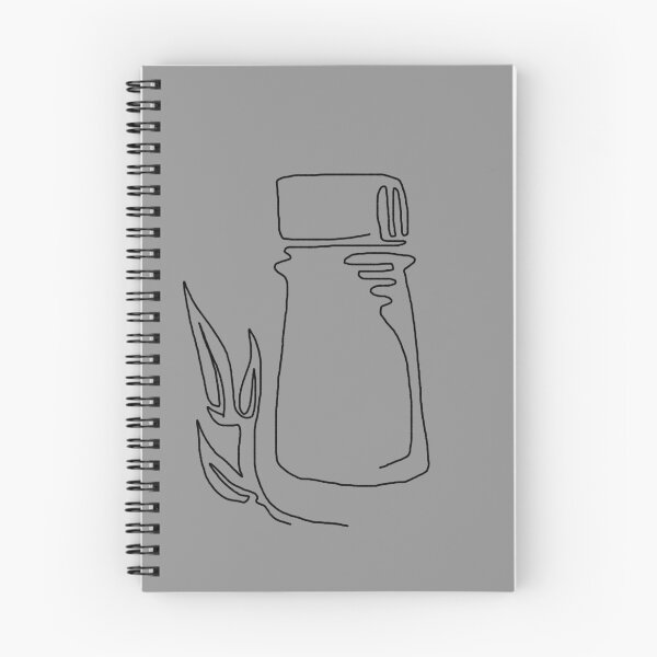 Item preview, Essential Oil Line Drawing - Grey designed and sold by Snowroseblossom.
