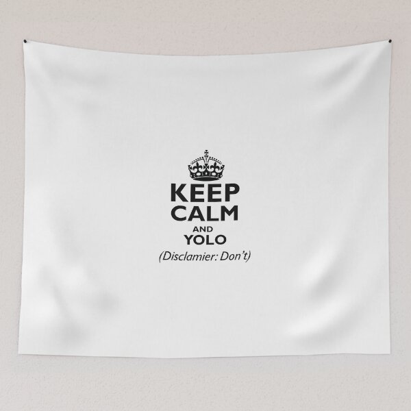 Item preview, Keep Calm And Yolo designed and sold by CoputerEasel.