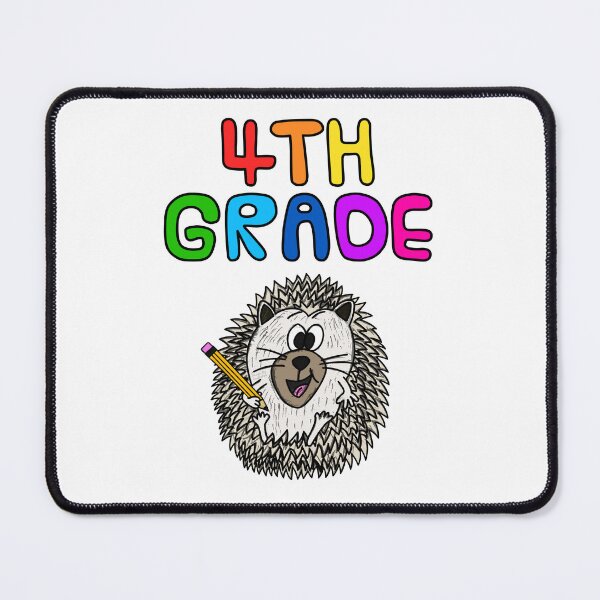 Item preview, School Hedgehog 4th Grade Teacher, Back To School designed and sold by doodlerob.