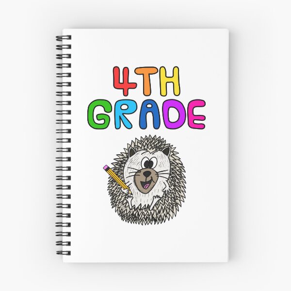 Item preview, School Hedgehog 4th Grade Teacher, Back To School designed and sold by doodlerob.