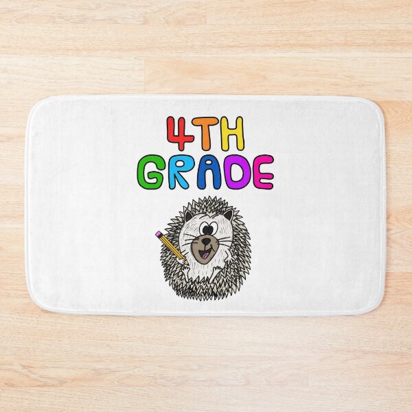 Item preview, School Hedgehog 4th Grade Teacher, Back To School designed and sold by doodlerob.