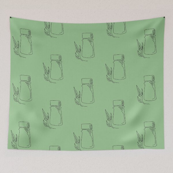 Item preview, Essential Oil Line Drawing - Sage Green designed and sold by Snowroseblossom.