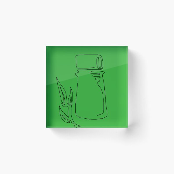 Item preview, Essential Oil Line Drawing - Green designed and sold by Snowroseblossom.