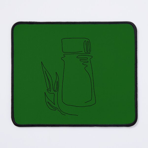 Item preview, Essential Oil Line Drawing - Dark Green designed and sold by Snowroseblossom.