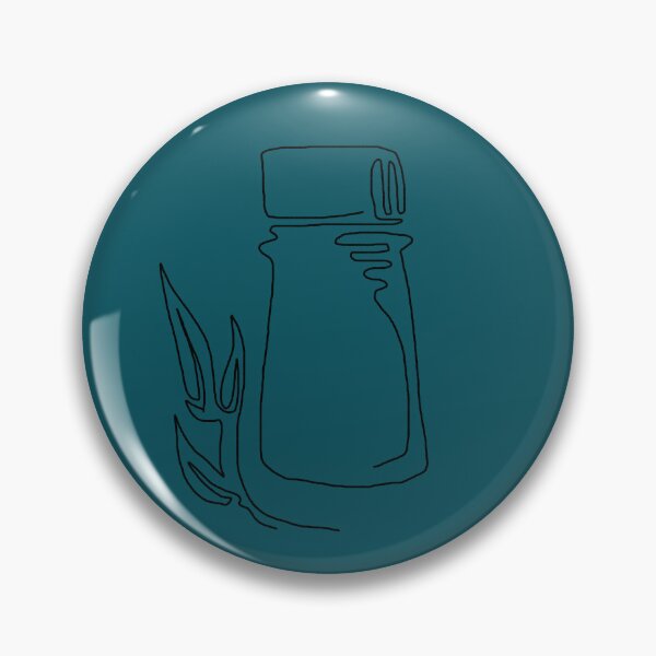 Item preview, Essential Oil Line Drawing - Teal designed and sold by Snowroseblossom.