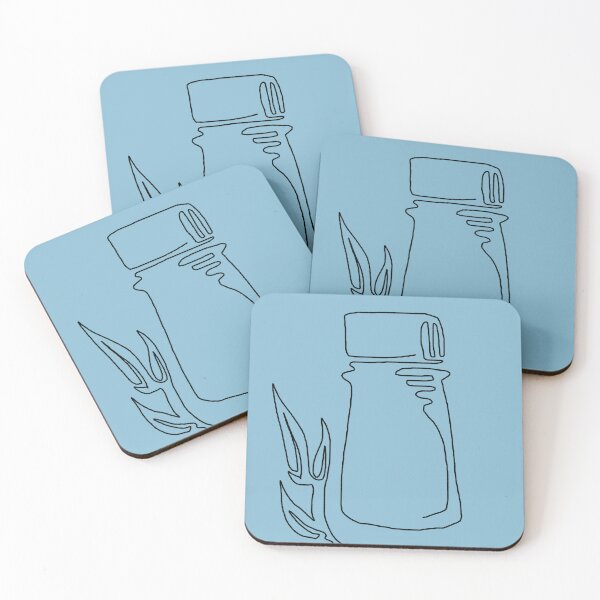 Item preview, Essential Oil Line Drawing - Light Blue designed and sold by Snowroseblossom.