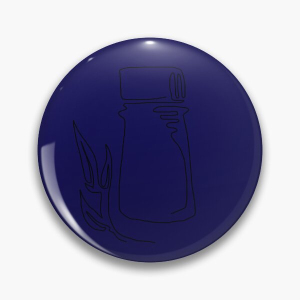 Item preview, Essential Oil Line Drawing - Navy designed and sold by Snowroseblossom.