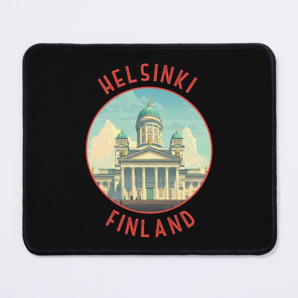 Item preview, Helsinki Finland Retro Distressed Circle designed and sold by KrisSidDesigns.