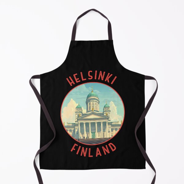 Item preview, Helsinki Finland Retro Distressed Circle designed and sold by KrisSidDesigns.