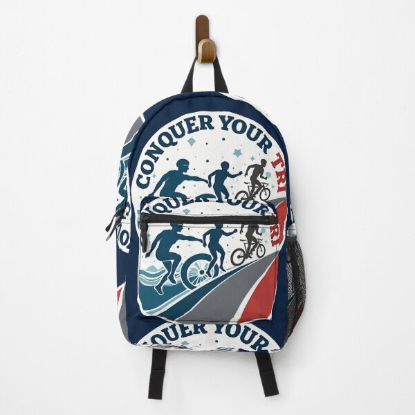 Item preview, Conquer Your TRI – Triathlon Motivation Sticker designed and sold by Triathlongram.