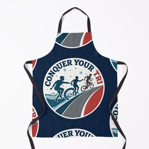 Item preview, Conquer Your TRI – Triathlon Motivation Sticker designed and sold by Triathlongram.