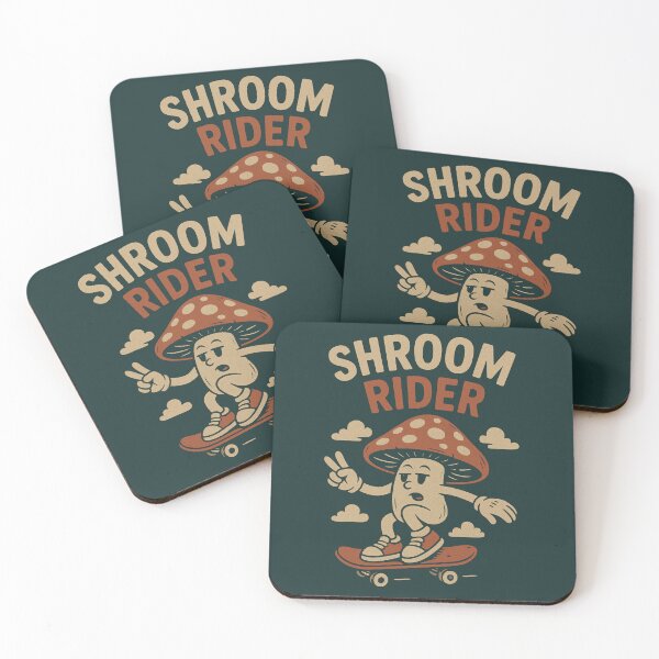 Item preview, Shroom Rider – Cool Skateboarding Mushroom Cartoon Design designed and sold by GracefulPODshop.