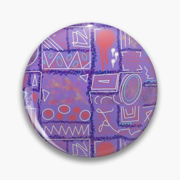 Item preview, Doodle art - Abstract shapeson Purple background. designed and sold by Dorothea Neumann.