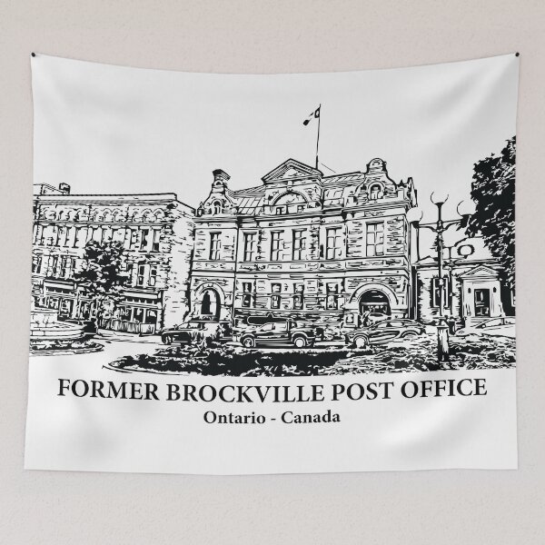 Item preview, Former Brockville Post Office - Ontario Canada designed and sold by Lakeric Cityscapes.