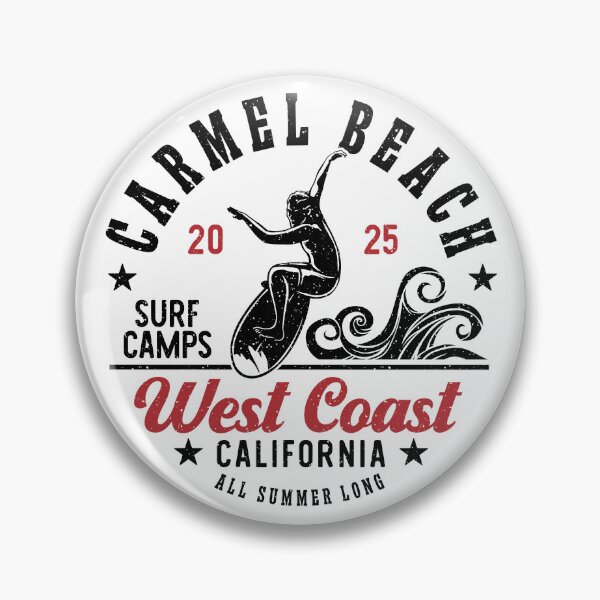 Item preview, Surfing Carmel Beach Surf Camp Monterey County California designed and sold by eclecTEEq.