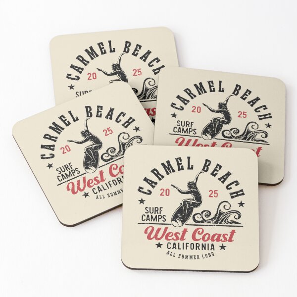 Item preview, Surfing Carmel Beach Surf Camp Monterey County California designed and sold by eclecTEEq.