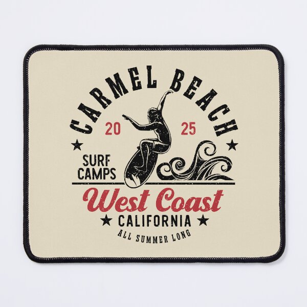Item preview, Surfing Carmel Beach Surf Camp Monterey County California designed and sold by eclecTEEq.