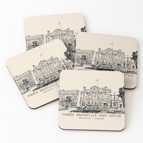Item preview, Former Brockville Post Office - Ontario Canada designed and sold by Lakeric Cityscapes.