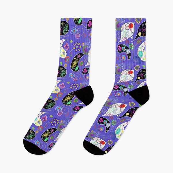 Item preview, Doodle Art - Paisley in Purple designed and sold by Dorothea Neumann.