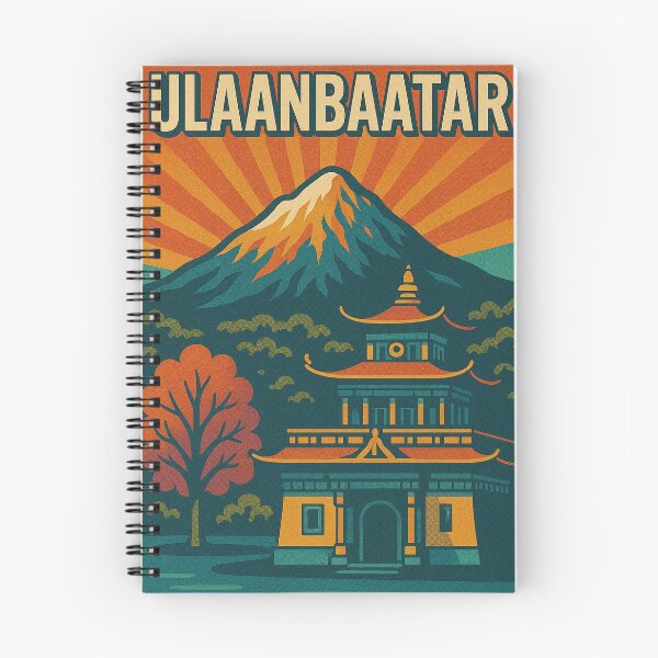 Item preview, Colorful Retro Pop Art Poster of Ulaanbaatar | Vibrant Mongolia Travel Wall Art | Vintage Cityscape Print | Urban Skyline Home Decor designed and sold by PaintedPixels01.