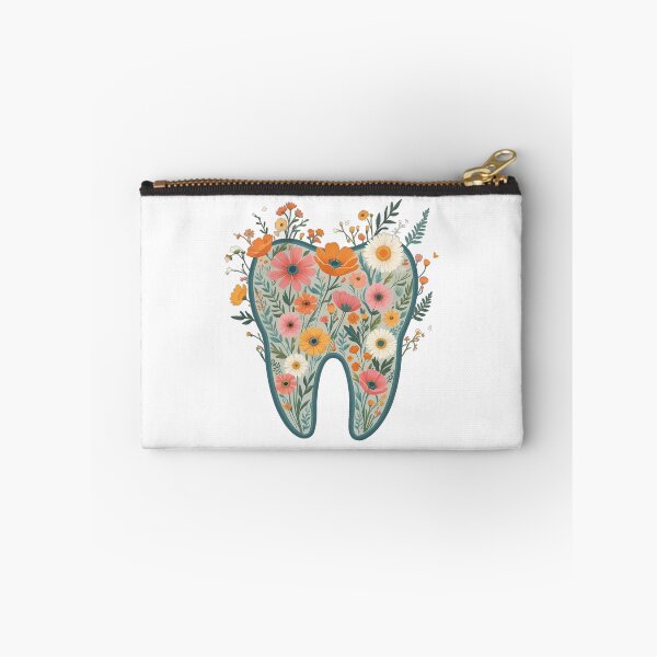 Item preview, Floral Tooth Shirt, Retro Dentist Shirt Sweatshirts Dentist & Dental Hygienist Gift Cute Dental Assistant Student  designed and sold by PrintArtAngie.