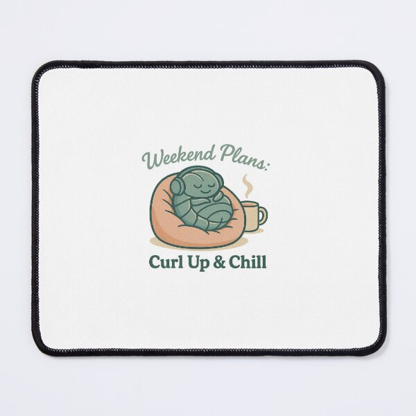 Item preview, Weekend Plans – Curl Up & Chill Roly-Poly / Isopod Sticker & Cozy Tee designed and sold by TimKirchgessner.