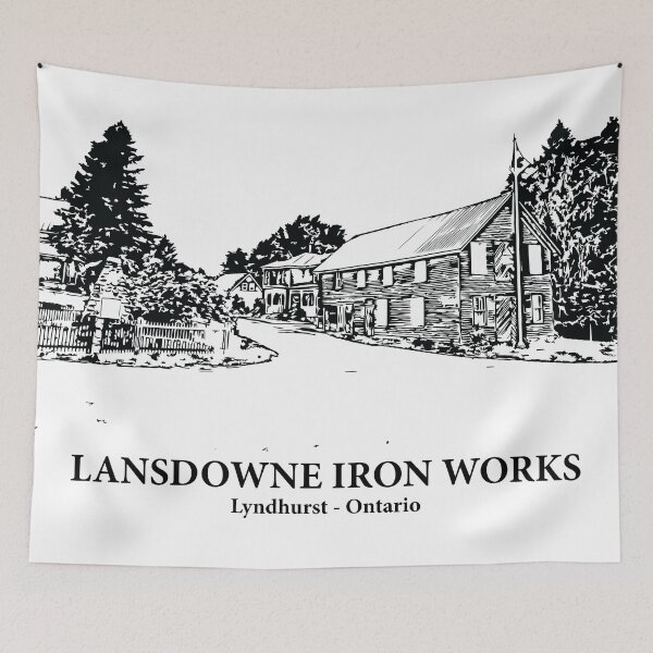 Item preview, Lansdowne Iron Works - Lyndhurst Ontario designed and sold by Lakeric Cityscapes.