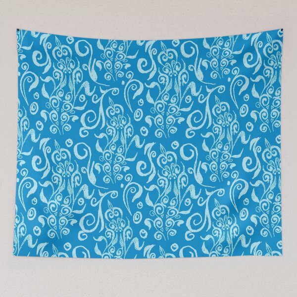 Item preview, Blue RENAISSANCE print 001 designed and sold by Didakdc.