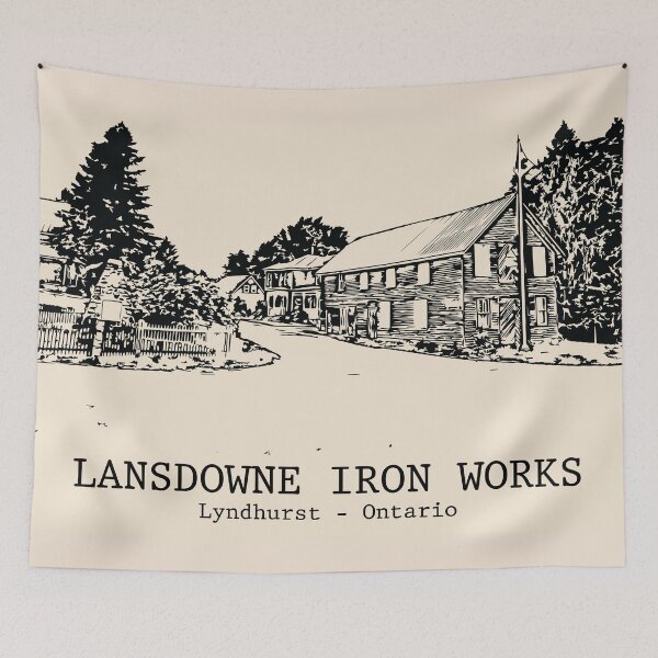 Item preview, Lansdowne Iron Works - Lyndhurst Ontario designed and sold by Lakeric Cityscapes.