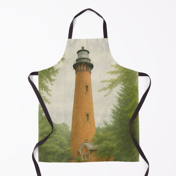 Item preview, Currituck Beach Lighthouse Watercolor designed and sold by Frog Level Treasures.