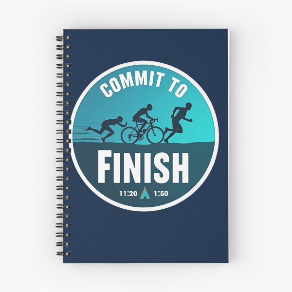 Item preview, Commit to Finish – Triathlon Motivation Sticker designed and sold by Triathlongram.