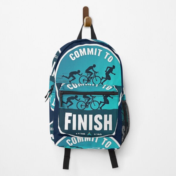 Item preview, Commit to Finish – Triathlon Motivation Sticker designed and sold by Triathlongram.