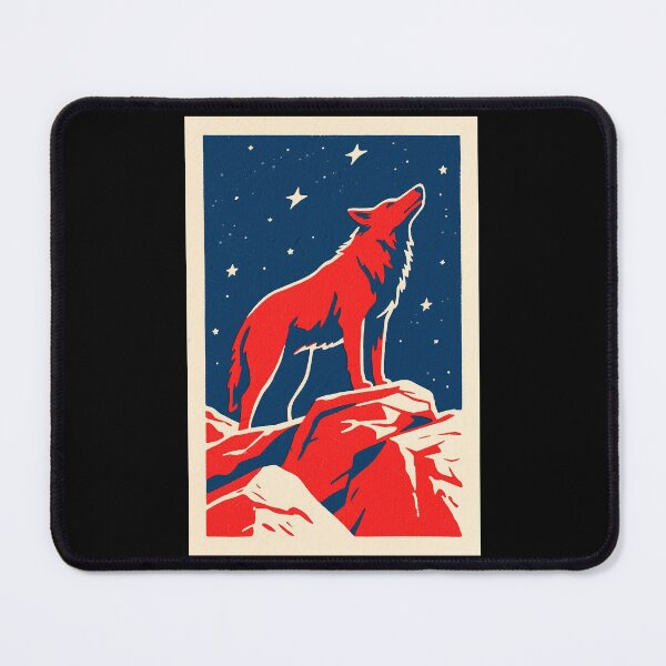 Item preview, Retro Lone Wolf Retro Spirit designed and sold by HoopeStylee.
