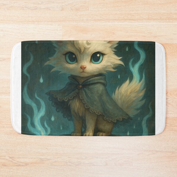 Item preview, Mystical Fantasy Fox – Ethereal Magical Creature with Blue Fire designed and sold by Doostod.