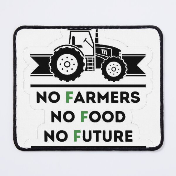 Item preview, No farmer no food no furure stickers  designed and sold by parminder minhas.