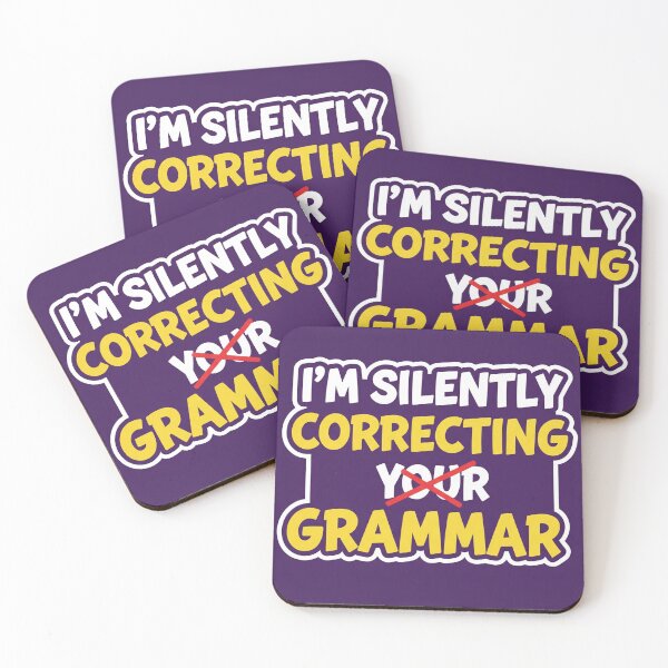 Item preview, Colorful "Silently Correcting Your Grammar" Sarcastic Sticker designed and sold by Changrb.