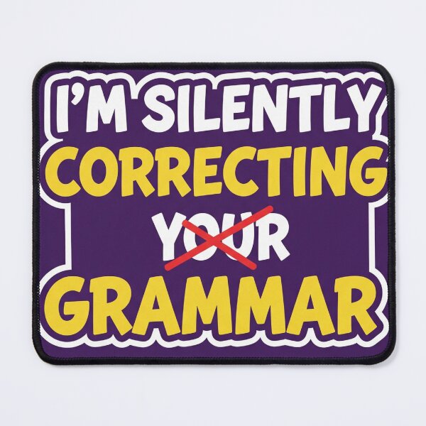 Item preview, Colorful "Silently Correcting Your Grammar" Sarcastic Sticker designed and sold by Changrb.
