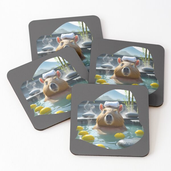 Item preview, Capybara in the Hot Spring designed and sold by TestudoDesign.