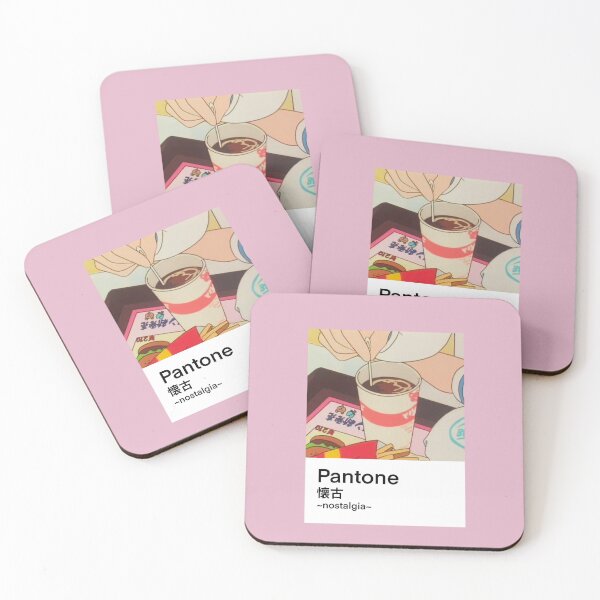 Item preview, Anime coffee cup pastel paint swatch designed and sold by Dev M.