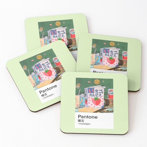 Item preview, Anime strawberry milk pastel paint swatch designed and sold by Dev M.
